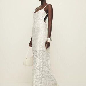 Reformation Sorin Dress White Ivory NEW W TAGS